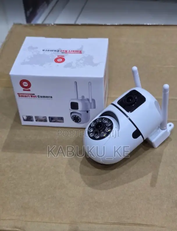 V380 Dual Lens WiFi Bulb Camera - Wall Mounted - 1
