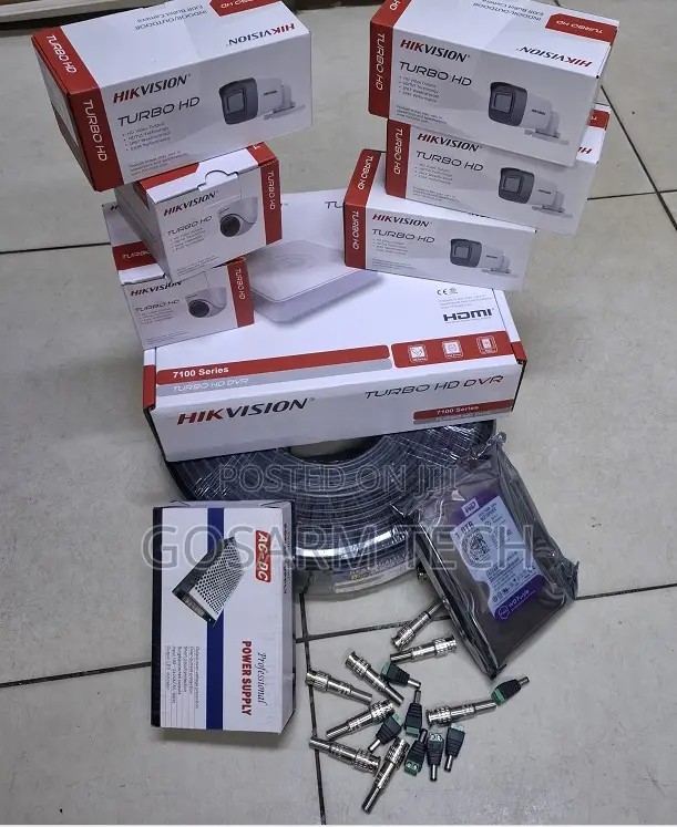 Hikvision 6-Camera CCTV Surveillance System - 1