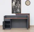 1.6M Office Reception Desk - Brown - 5