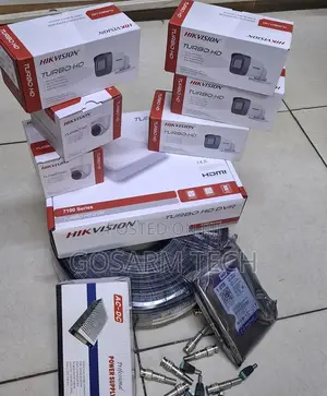 Hikvision 6-Camera CCTV Security System Kit - 1080P HD