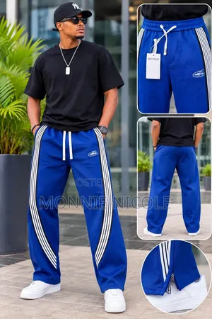 Gorglit Men's Baggy Wide Leg Sweatpants