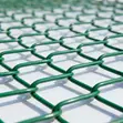 Green PVC-Coated Chain Link Fence - 6ft High, 14 Gauge - 1