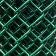 Green PVC-Coated Chain Link Fence - 6ft High, 14 Gauge - 2