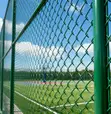 Green PVC-Coated Chain Link Fence - 6ft High, 14 Gauge - 3