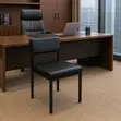 Black Leather Catalina Chair - 3