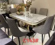 Elegance 6-Seater Modern Marble Dining Table - 1