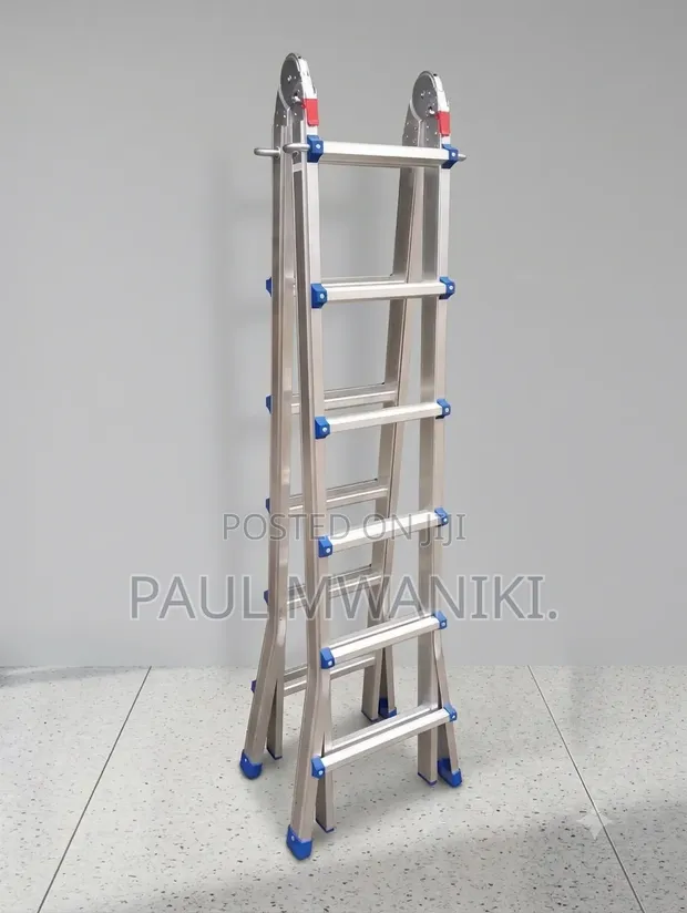 Multi-Purpose Aluminum Extension Ladder - Inazunguka & Heavy Duty - 1
