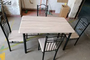 Modern Executive 4-Seater Dining Table Set