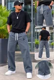 New Baggy Grey Sweatpants - 1