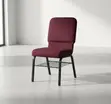 Modern Auditorium Chair - Fabric Stackable - 2