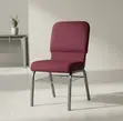 Modern Auditorium Chair - Fabric Stackable - 3