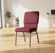 Modern Auditorium Chair - Fabric Stackable - 4