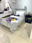 Kids Race Car Bed with Mattress - 2