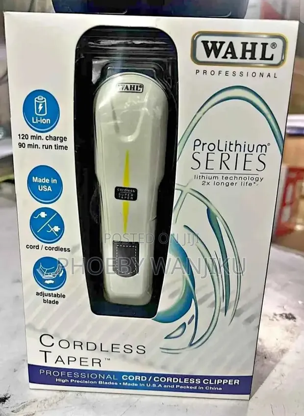 Mashine ya Kunyoa Wahl Prolithium Cordless ya Professional - 1