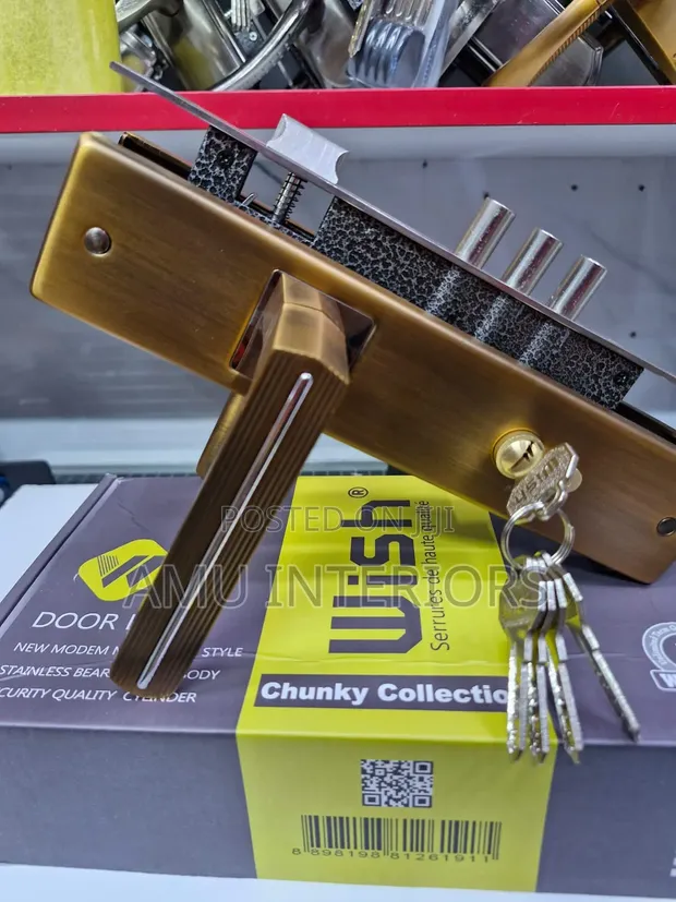 Main Door Lock - 3 Pin - 1