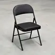 Black Folding Home Office Study Chair - 1