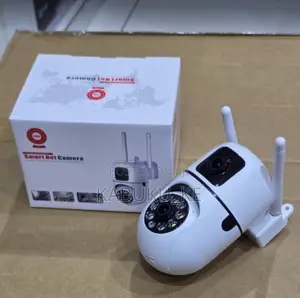 Wall Mount Dual Lens WiFi Camera 4MP HD