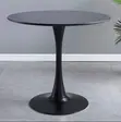 Modern Black Marble Dining Table - 4