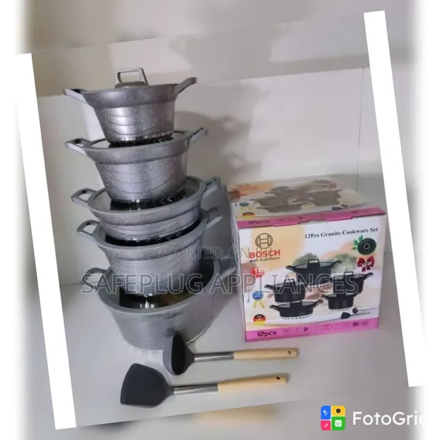 Bosch Granite Sufuria - Premium Non-Stick Cooking Pot - 1