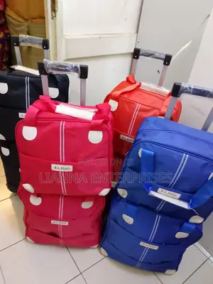 2-in-1 High Quality Large Trolley Travel Bag Set