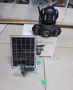 Kamera ya CCTV ya V380 Pro Triple Lens 4G Solar
