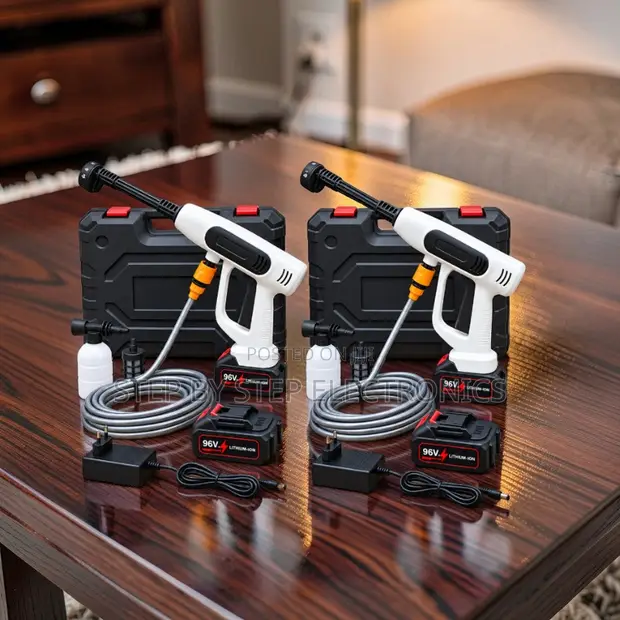 Portable Cordless High Pressure Car Washer Gun - 1