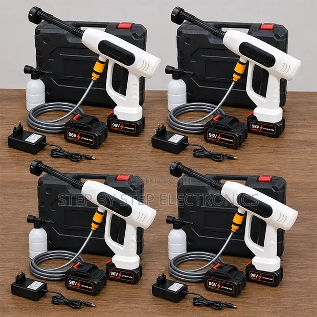 Powerful Heavy Duty Cordless High Pressure Car Washer Gun - 1