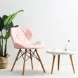 Eames Style Leather Dining Chair - 5