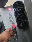 Audi RS Chrome Emblems & Black Logos - 1