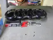Audi RS Chrome Emblems & Black Logos - 4