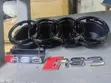 Audi RS Chrome Emblems & Black Logos - 5