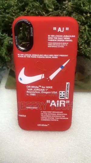Off-White x Nike Air Jordan 1 Silicone iPhone 15 Pro Case