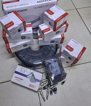 Mfumo wa CCTV wa Hikvision 8-Channel na Kamera 8