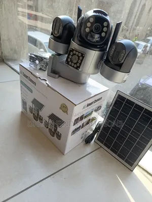 Tri-View Solar PTZ Security Camera