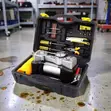 12V Double Cylinder Car Air Compressor Pump - 1
