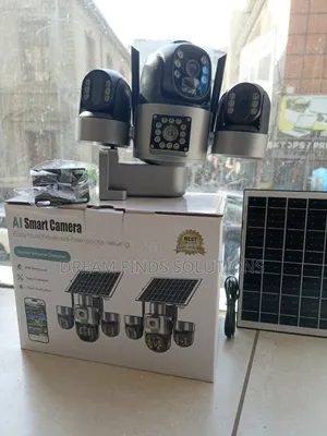 Tri-View Shield Solar PTZ CCTV Camera