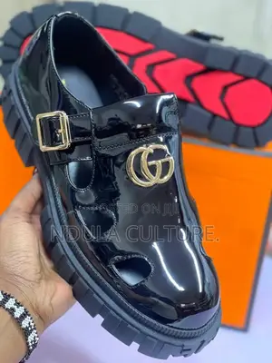 Gucci Platform Wetlook Fisherman Sandals