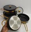 7-Piece Nonstick Granite Cookware Set (JMO7) - 2