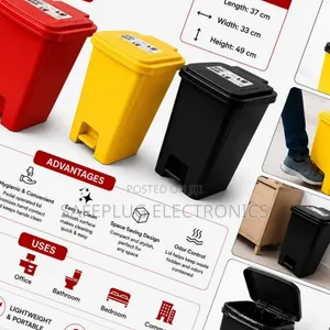 NEL Pedal Bin 30 Litres - Plain Waste Bin