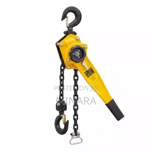 1 Ton Manual Lever Chain Hoist, 10ft Lift - 1