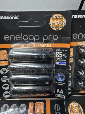 Betri za Panasonic Eneloop Pro Rechargeable AA - Zilizotengenezwa Japan