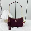 Sassy Shoulder Bags - Burgundy - 1