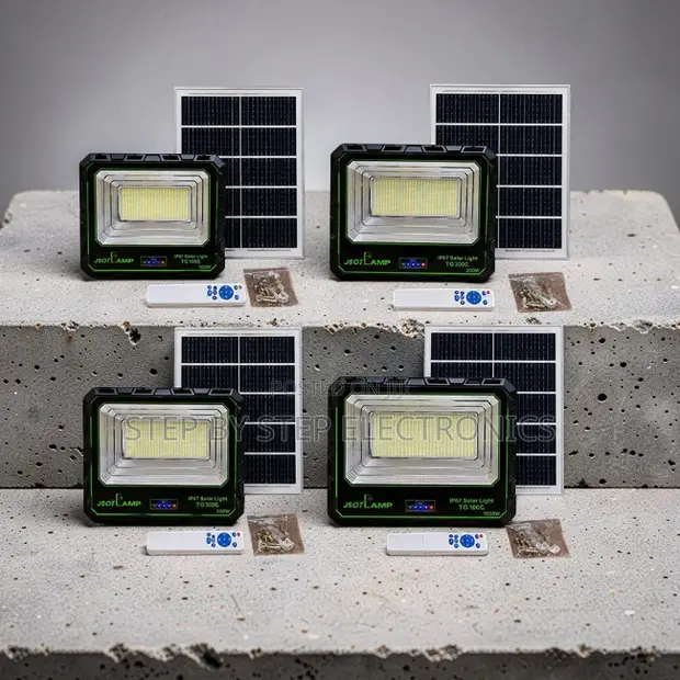 LED Solar Floodlights - 100W to 1000W - 1