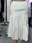 Skater Dress ya Wanawake -ndefu hadi goti, Mkono mrefu - 2