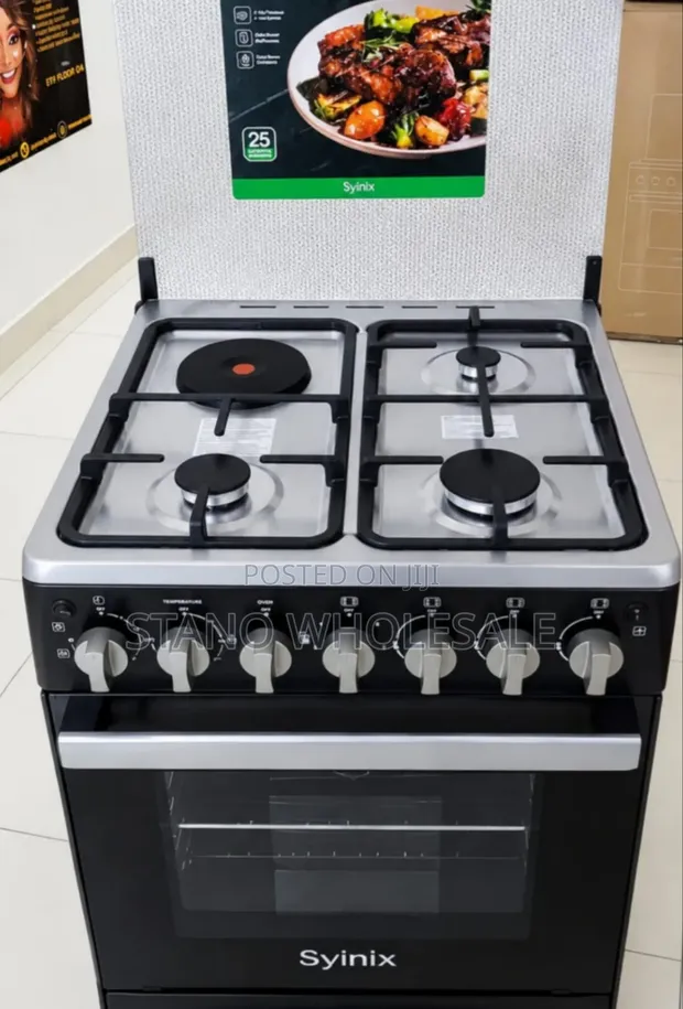 Syinix Black 60x60 Cooker - 1