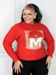 Red Winter Sweater - Free Size - 1