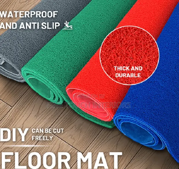 Long-Lasting PVC Spaghetti Carpet - 1