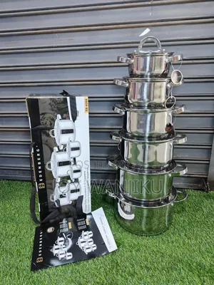 12 Pcs Edenberg Stainless Steel Cookware Set