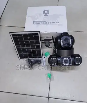 V380 Pro Solar 4G CCTV - Kamera ya Nje ya Lensi Tatu