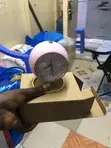 Cute Round Alarm Clock - Pink - 2